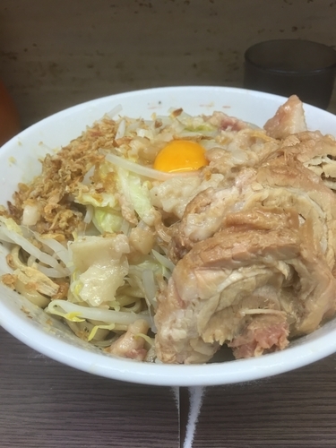 「小豚汁なし」@ラーメン二郎 横浜関内店の写真