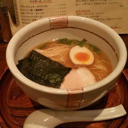 「ジャンゴらーめんハーフ(細麺)」@麺屋 じゃんごの写真