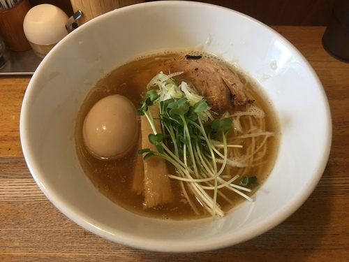 「味玉煮干しそば」@煮干しそば 虎愼の写真