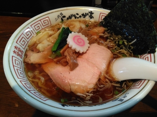 「ワンタンそば¥900」@二代目 にゃがにゃが亭の写真