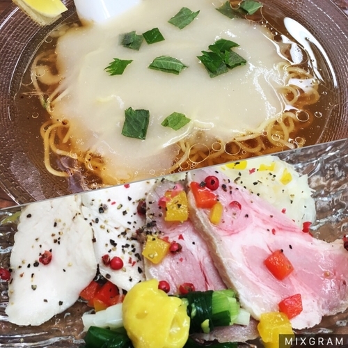 「清白湯冷しラーメン」@麺や 福座の写真