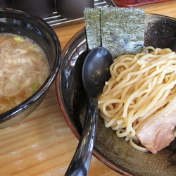 豚骨魚介つけ麺（並）+味玉　「800円+ｻｰﾋﾞｽ」