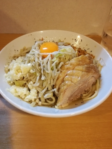 「夜のしお:800円+汁なし蕎麦80円」@豚星。の写真