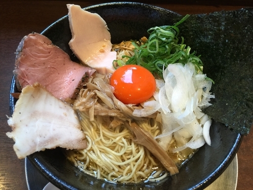 「濃厚たまごの和えそば（大盛）」@麺道 麒麟児の写真