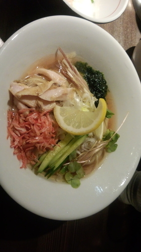 「海老出汁冷しそば」@つけ麺 一燈の写真