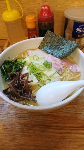 「濃厚鶏白湯ラーメン（しょうゆ）」@麺や 福一の写真