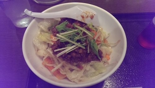 「まぜ辛麺」@リンガーハット 京王永山店の写真