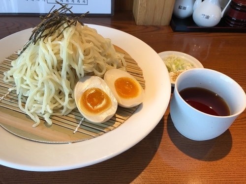 「ざる中華 650円 味玉 100円」@中華そば さかうちの写真