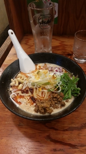 「冷しnuts担々麺900円」@つけめん TETSU 所沢店の写真