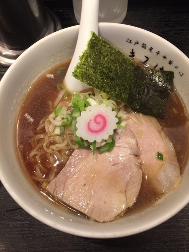 「中華そば」@江戸前煮干中華そば きみはん 五反田店の写真