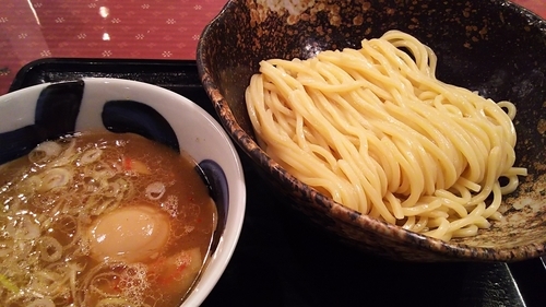 「半熟味玉つけ麺」@三ツ矢堂製麺 長野東和田店の写真