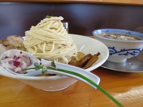 「雲吞つけそば大　850円」@中華そば ひらこ屋の写真