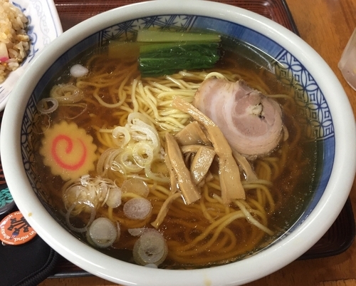 「ラーメン、チャーハンのセット（ランチ時￥700税別）」@高砂食堂の写真