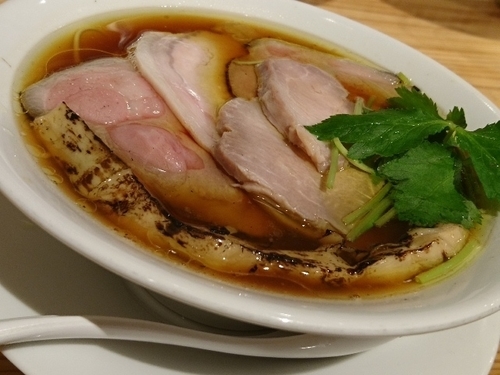 「醤油の純鶏ソバ 肉増し」@自家製麺 うろたの写真