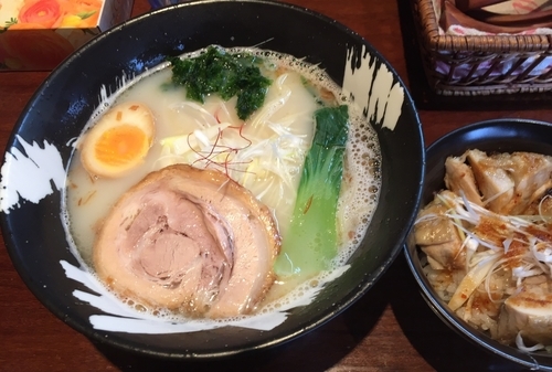 「昼セット（￥800）」@こくまろ鶏らーめん 久久の写真