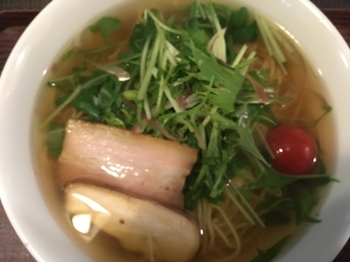 「【限定】あっさり野菜ラーメン正油 700円」@地鶏ラーメン はるくの写真
