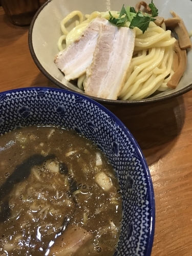 「特製煮干しつけ麺・並盛（¥850）」@麺や百日紅の写真