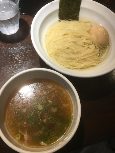 「淡麗汐煮干味玉つけ麺」@九十九里煮干つけ麺 志奈田の写真