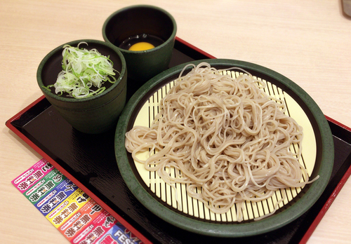 「もりたま(320円+クーポン)」@ゆで太郎 築地2丁目店の写真