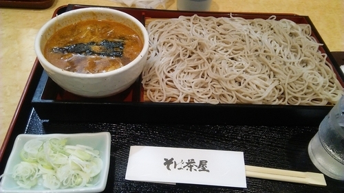 「鶏南蛮辛味板せいろ 770円（税抜）」@そば茶屋 小諸の写真