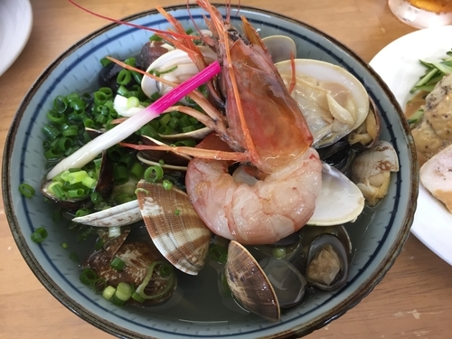 「【初夏の一杯】冷やし貝汁潮仕立てB」@MENYA 食い味の道有楽の写真