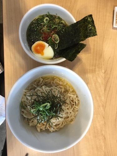 「煮干生姜水煮干つけ麺」@麺屋Mの写真
