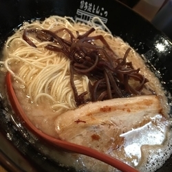 背脂豚骨ラーメン(ネギ抜き バリカタ)