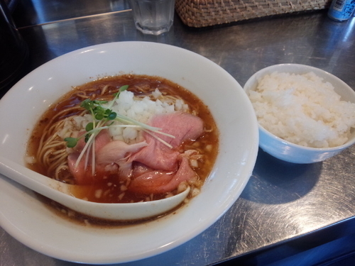 「【限定】冷やしカレー煮干・小ライス・和え玉(アレver)」@さんじの写真