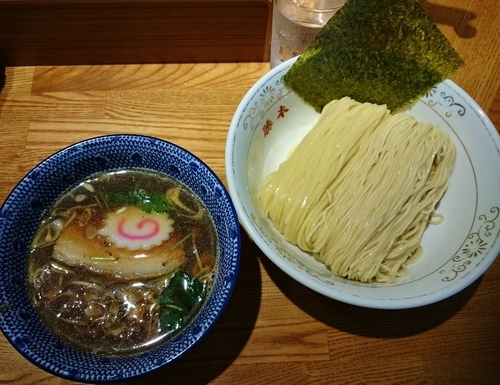 「清湯つけそば　830円」@つけそば 神田勝本の写真