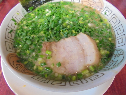 「ねぎらーめん＋替え玉」@博多長浜らーめん 楓神の写真