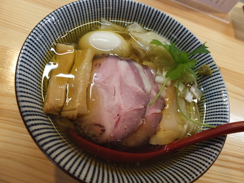 「(松)特級中華そば(白醤油)」@自家製麺 くろ松の写真