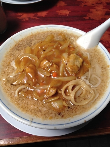 「カレーそば 900円」@杭州飯店の写真