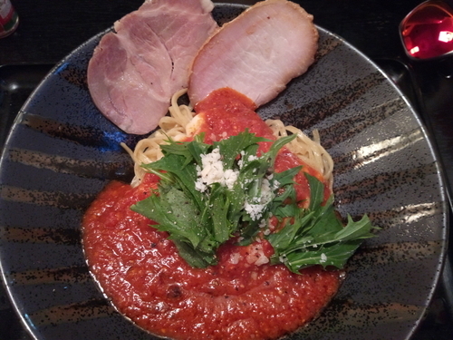 「トマトのまぜそば」@ラーメン 徹信の写真