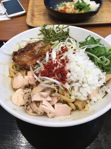 「まぜそば 大盛り」@頑者 illmaticの写真