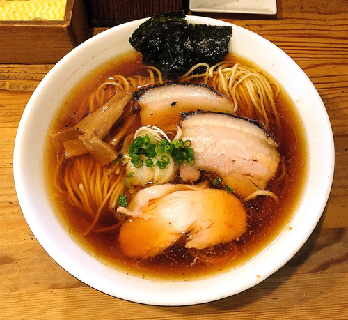 「しもふり中華そば 750円」@麺屋KABOちゃんの写真