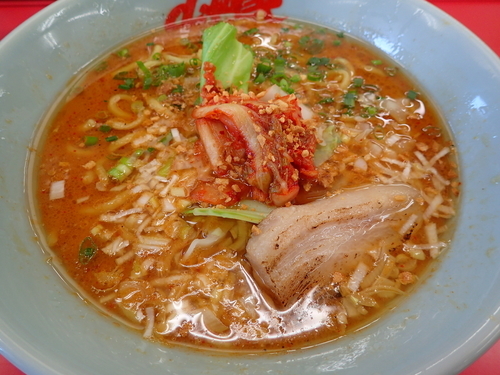 「【期間限定】旨辛スタミナらーめん」@ラーメン山岡家 岩手盛岡店の写真