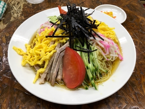 「冷やし中華 醤油 大盛」@らーめん太陽 高円寺店の写真