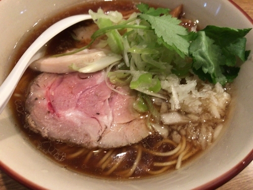 「香味とりそば750円」@バードメンの写真