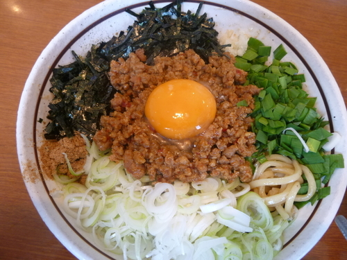 「【夏期限定】冷やし台湾まぜそば」@らーめん かいじ 東仙台店の写真