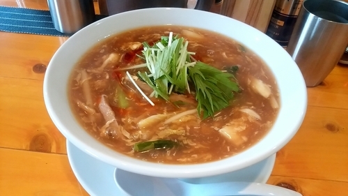「酸辣湯麺　830円」@汁そば といろの写真
