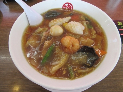 「うまに麺（７７０円）＋餃子３００円」@珍來 柏藤ヶ谷店の写真