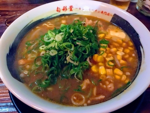 「ポークカレーラーメン」@カレーラーメン専門店 旬彩堂 北新地店の写真