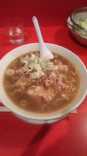 「中華そば(大盛)」@末廣ラーメン本舗 仙台駅前分店の写真