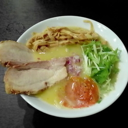 鶏白湯（しお）+メンマ