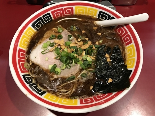 「長浜ラーメン(黒) 720円」@HAKATA ICHIRINの写真