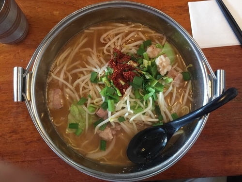 「オロチョンラーメン大盛」@からし屋の写真