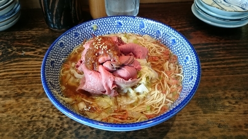 「牛そばローストビーフ1000円」@ぐるまん野州男の写真