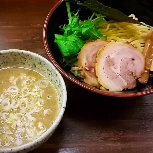 「【期間限定】濃厚煮干し豚骨つけ麺 ８５０円」@横浜家系ラーメン 藤家の写真