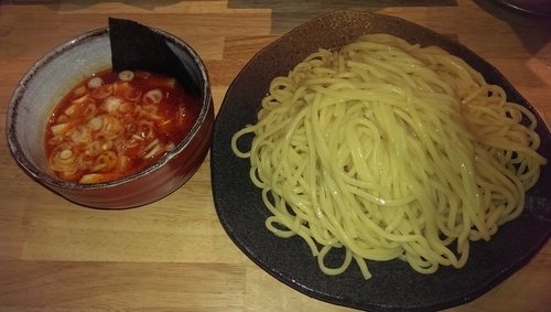 「辛味つけ麺、特盛、辛味MAX」@つけ麺屋 やすべえ 渋谷店の写真