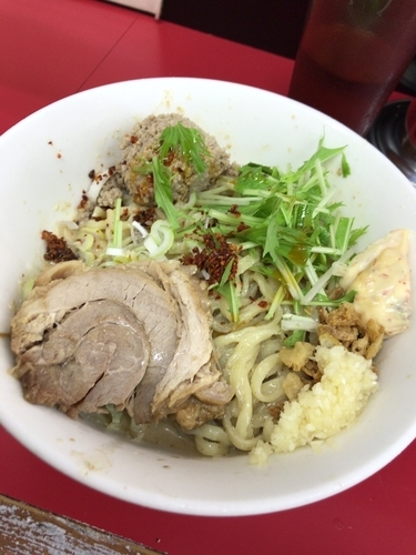 「【限定】冷やし坦々まぜそば 850円」@ラーメン一心の写真